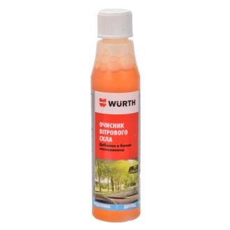 Фото автозапчастини омивач скла літній (концентрат) 1:100 персик 32ml WURTH 0892333