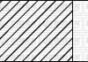 Комплект поршневих кілець (77,01/ +0,50) (1,2/1,5/2,5) AUDI, VW 1,4-1,6 99-, (4цл) YENMAK 91-09306-050 (фото 2)