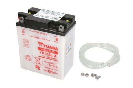 Аккумулятор Кислота/Пусковый 12В 12Ah 150А R+ Обслуживается 134x80x160мм YUASA YB12AL-A YUASA (фото 1)