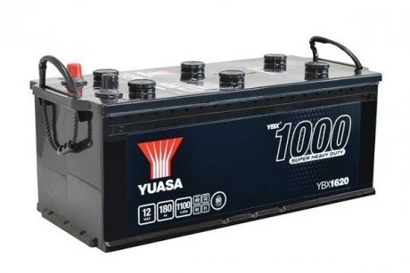 Акумулятор 12V 180Ah/1100A 1000 Series Super Heavy Duty (L+ Standard) 513x223x223 B03 (Стартер) YUASA YBX1620