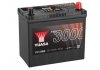 Фото автозапчастини акумулятор 12V 45Ah/400A YBX3000 SMF (P+ standard) 238x129x225 B00 (стартерний) YUASA YBX3053 (фото 1)