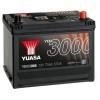 Аккумулятор 12В 72Ач/630А YBX3000 SMF (P+ стандарт) 269x174x223 B9 (стартер) YUASA YBX3068 (фото 1)