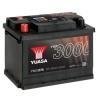 Аккумулятор 12V 62Ah/550A YBX3000 SMF (L+ стандарт) 243x175x190 B13 (стартер) YUASA YBX3078 (фото 1)