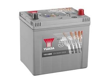 Аккумулятор 12V 65Ah/580A YBX5000 Silver High Performance SMF (стандарт P+) 232x173x225 B00 (стартер) YUASA YBX5005
