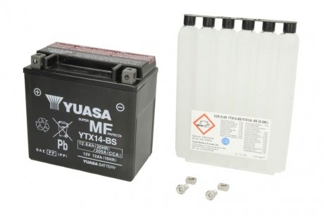 Фото автозапчасти акумулятор YUASA YTX14BSYUASA