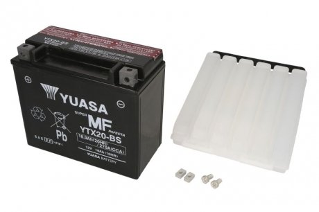 Фото автозапчасти акумулятор YUASA YTX20BSYUASA