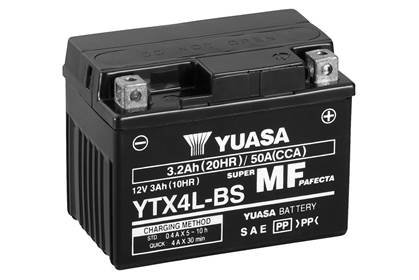 МОТО 12V 3Ah MF VRLA Battery AGM (сухозаряжений) Пусковий струм 50 (EN) Габарити 114х71х86. Полярність: -/+
Необслуговуваний акумулятор. Технологія AGM (нерухомий електроліт). Покращена пускова потужність.Збільшений термін служби.Вис YUASA YTX4L-BS