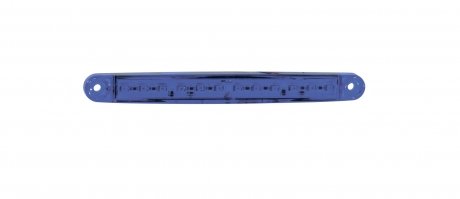 Фонарь габаритный 12 LED вдоль, синий YUCEPLAST YP-118B
