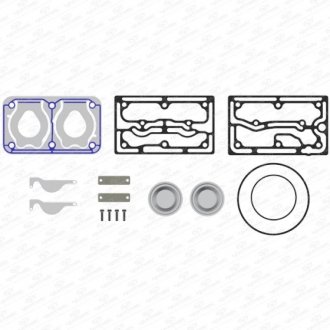 Фото автозапчастини ремонтний комплект компресора 4127040000 vo.fm Yumak RK.01.176