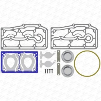 Фото автозапчасти ремкомплект прокладок с клапанами WABCO, DAF XF105 для ремонтной головки Yumak RK.01.533.04