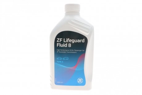 Олива АКПП ATF (1L) Lifeguard Fluid 8 ступка (зелена) (S671.090.312) ZF 550030472 (фото 1)