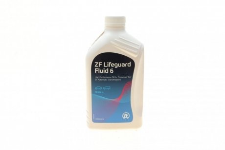 Масло АКПП ATF (1L) Lifeguard Fluid 6 ступка (Amber) ZF 550031808 (фото 1)