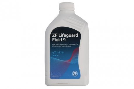 Трансмиссионное масло (1л) LIFEGUARD FLUID 9 (ATF3+) ZF AA01500001