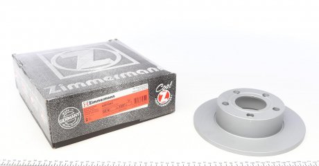 Диск тормозной (задний) Audi A6 97-05 (245x10) (с покрытием) (полный) ZIMMERMANN 100.1237.20 (фото 1)