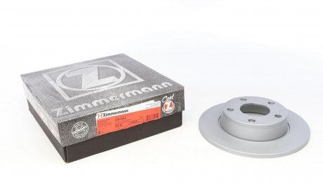 Диск гальмівний (задній) Audi A6 97-05 (255x10) (з покриттям) (повний) ZIMMERMANN 100.3323.20