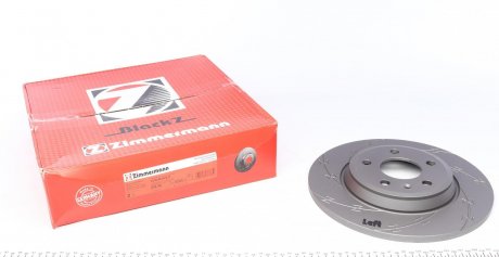 Диск тормозной (задний) Audi A4/A5/Q5 07-/A6/A7 11- (300x12) (с покрытием) (с прорезом) (полный) ZIMMERMANN 100.3333.53