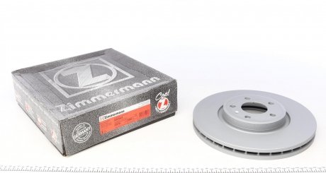 Диск тормозной (передний) Audi Q5 12- (320х30) (с покрытием) (вент.) ZIMMERMANN 100.3361.20