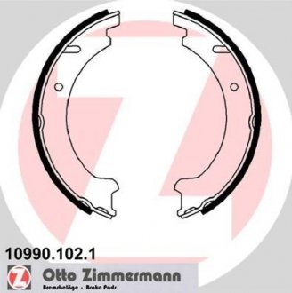 Комплект тормозных колодок, стояночная тормозная система. ZIMMERMANN 10990.102.1