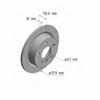 Тормозной диск ZIMMERMANN 150.2928.20 (фото 1)