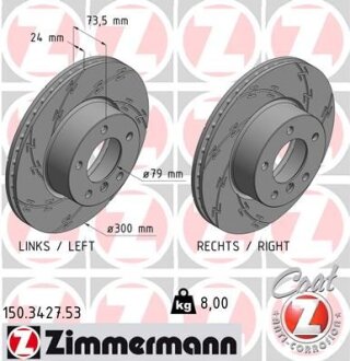 Фото автозапчастини автозапчасть ZIMMERMANN 150342753