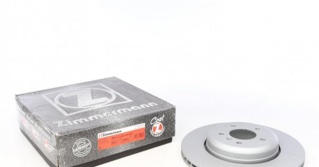 Диск тормозной (задний) BMW 5 (E60/E61)/ 6 (E63) 03-10 (345x24) (с покрытием) (вентилируемый) ZIMMERMANN 150.3461.20