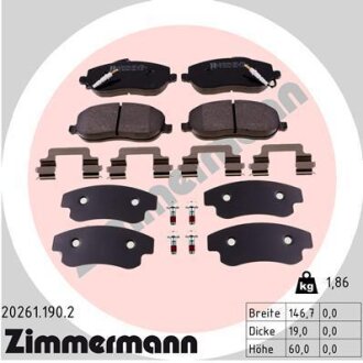 Фото автозапчасти автозапчасть ZIMMERMANN 202611902