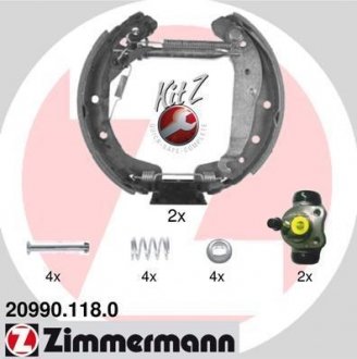 Комплект тормозных колодок. ZIMMERMANN 20990.118.0