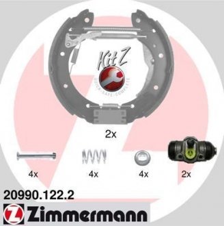 Комплект тормозных колодок. ZIMMERMANN 20990.122.2