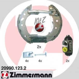 Комплект тормозных колодок. ZIMMERMANN 20990.123.2