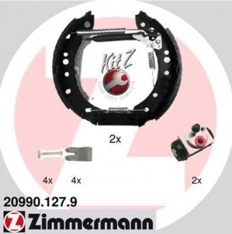 Комплект тормозных колодок. ZIMMERMANN 20990.127.9