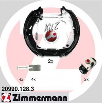 Комплект тормозных колодок. ZIMMERMANN 20990.128.3