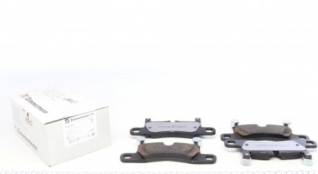 Колодки тормозные (задние) Volkswagen Touareg/Porsche Cayenne 10- (187.4x76)(Brembo)(низкое производст пыли) ZIMMERMANN 24721.970.1 (фото 1)
