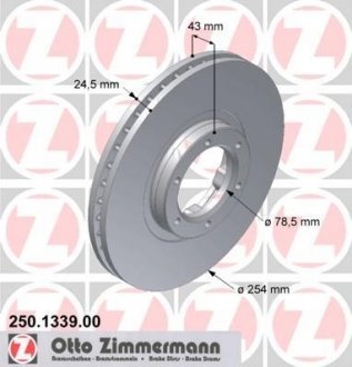 Гальмiвнi диски ZN ZIMMERMANN 250133900