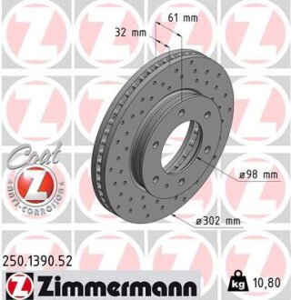 Фото автозапчастини автозапчасть ZIMMERMANN 250139052