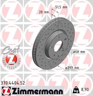 Фото автозапчасти автозапчасть ZIMMERMANN 370440452