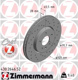 Фото автозапчасти автозапчасть ZIMMERMANN 430264652