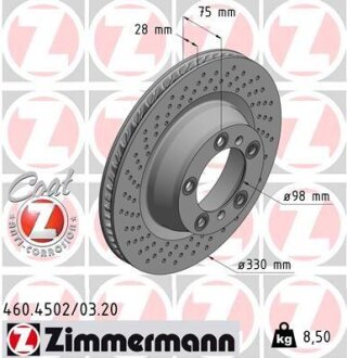 Фото автозапчастини автозапчасть ZIMMERMANN 460450220