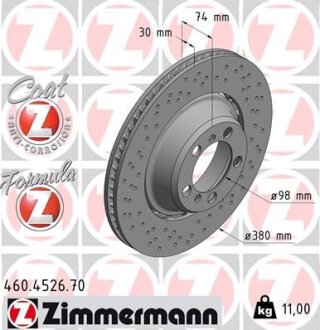 Фото автозапчастини автозапчасть ZIMMERMANN 460452670