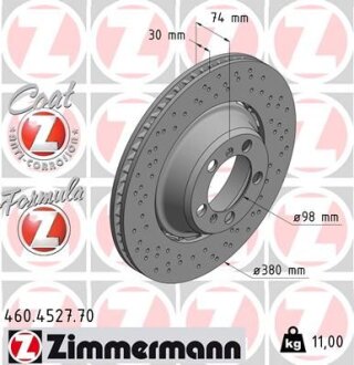 Фото автозапчастини автозапчасть ZIMMERMANN 460452770