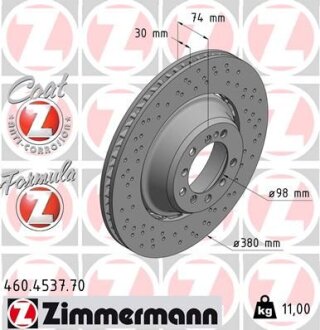 Фото автозапчастини автозапчасть ZIMMERMANN 460453770