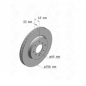 Тормозной диск ZIMMERMANN 540.5300.20 (фото 1)