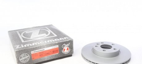 Диск тормозной (передний) Volkswagen Sharan 96-10 (288x25) (с покрытием) (вентилированый) ZIMMERMANN 600.3209.20