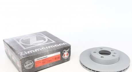 Диск тормозной (передний) Volkswagen T4 2.5TDI 90-03 (280x24) (R15) (с покрытием) (вентилируемый) ZIMMERMANN 600.3212.20 (фото 1)