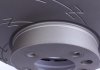 Диск тормозной (передний) Porsche Cayenne/Volkswagen Touareg 02- (330x32) (правый) (с покрыт) (с прорезом) (вент) ZIMMERMANN 600.3225.55 (фото 3)