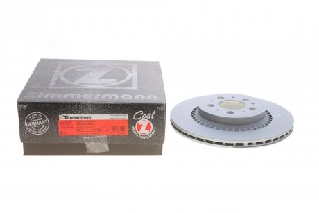 Диск тормозной (задний) Volvo XC90 02-14 (308x20) ZIMMERMANN 610.3708.20 (фото 1)