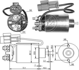 Реле втягуюче стартера ZM 794