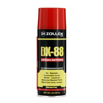 Фото автозапчасти многофункциональный спрей DX-88 (аналог WD-40) 450ml Zollex 15059